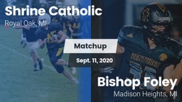 Matchup: Shrine Catholic vs. Bishop Foley  2020