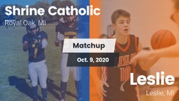 Matchup: Shrine Catholic vs. Leslie  2020