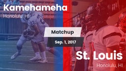 Matchup: Kamehameha vs. St. Louis  2017