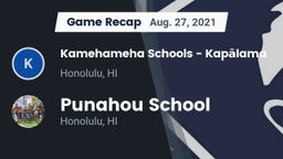 Recap: Kamehameha Schools - Kapalama vs. Punahou School 2021