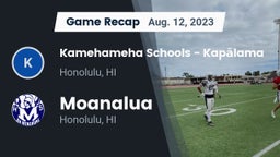 Recap: Kamehameha Schools - Kapalama vs. Moanalua  2023