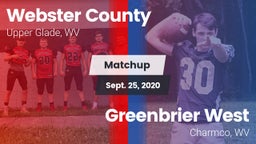 Matchup: Webster County vs. Greenbrier West  2020