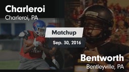 Matchup: Charleroi vs. Bentworth  2016
