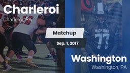 Matchup: Charleroi vs. Washington  2017