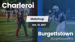 Matchup: Charleroi vs. Burgettstown  2017