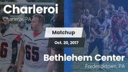 Matchup: Charleroi vs. Bethlehem Center  2017
