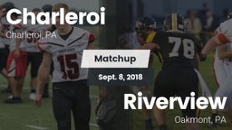 Matchup: Charleroi vs. Riverview  2018