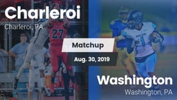 Matchup: Charleroi vs. Washington  2019