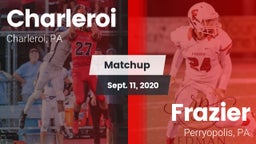 Matchup: Charleroi vs. Frazier  2020