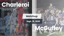 Matchup: Charleroi vs. McGuffey  2020