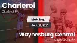 Matchup: Charleroi vs. Waynesburg Central  2020