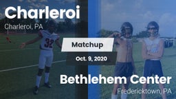 Matchup: Charleroi vs. Bethlehem Center  2020