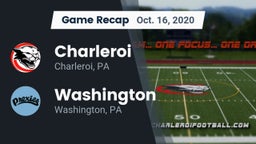 Recap: Charleroi  vs. Washington  2020