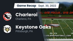 Recap: Charleroi  vs. Keystone Oaks  2022