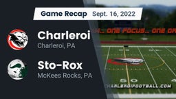 Recap: Charleroi  vs. Sto-Rox  2022