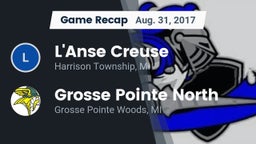 Recap: L'Anse Creuse  vs. Grosse Pointe North  2017