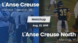 Matchup: L'Anse Creuse vs. L'Anse Creuse North  2018