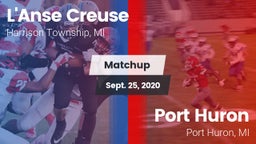 Matchup: L'Anse Creuse vs. Port Huron  2020