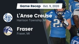Recap: L'Anse Creuse  vs. Fraser  2020
