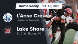 Recap: L'Anse Creuse  vs. Lake Shore  2020