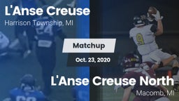 Matchup: L'Anse Creuse vs. L'Anse Creuse North  2020