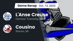 Recap: L'Anse Creuse  vs. Cousino  2023