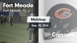 Matchup: Fort Meade vs. Crescent  2016