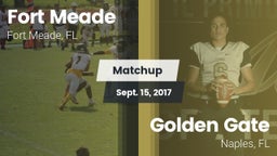 Matchup: Fort Meade vs. Golden Gate  2017