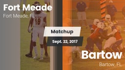 Matchup: Fort Meade vs. Bartow  2017