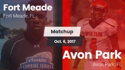 Matchup: Fort Meade vs. Avon Park  2017