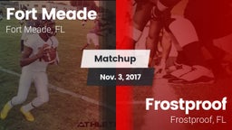 Matchup: Fort Meade vs. Frostproof  2017