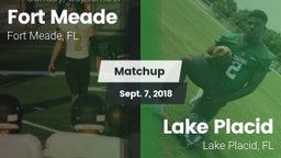 Matchup: Fort Meade vs. Lake Placid  2018