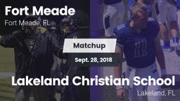 Matchup: Fort Meade vs. Lakeland Christian School 2018