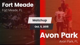 Matchup: Fort Meade vs. Avon Park  2018