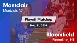 Matchup: Montclair High vs. Bloomfield  2016