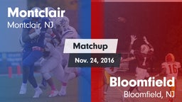 Matchup: Montclair High vs. Bloomfield  2016