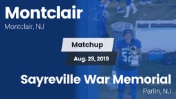 Matchup: Montclair High vs. Sayreville War Memorial  2019