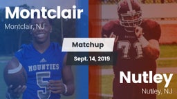 Matchup: Montclair High vs. Nutley  2019