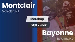 Matchup: Montclair High vs. Bayonne  2019