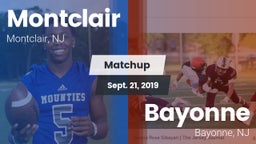 Matchup: Montclair High vs. Bayonne  2019