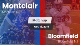 Matchup: Montclair High vs. Bloomfield  2019