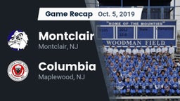Recap: Montclair  vs. Columbia  2019