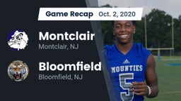 Recap: Montclair  vs. Bloomfield  2020
