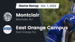 Recap: Montclair  vs. East Orange Campus  2022