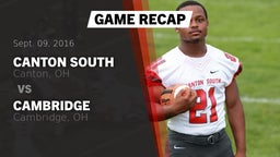 Recap: Canton South  vs. Cambridge  2016