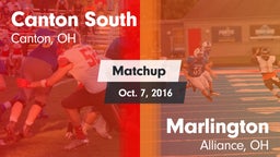 Matchup: Canton South vs. Marlington  2016