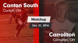 Matchup: Canton South vs. Carrollton  2016