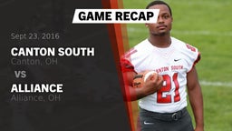 Recap: Canton South  vs. Alliance  2016