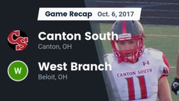 Recap: Canton South  vs. West Branch  2017