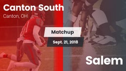 Matchup: Canton South vs. Salem  2018